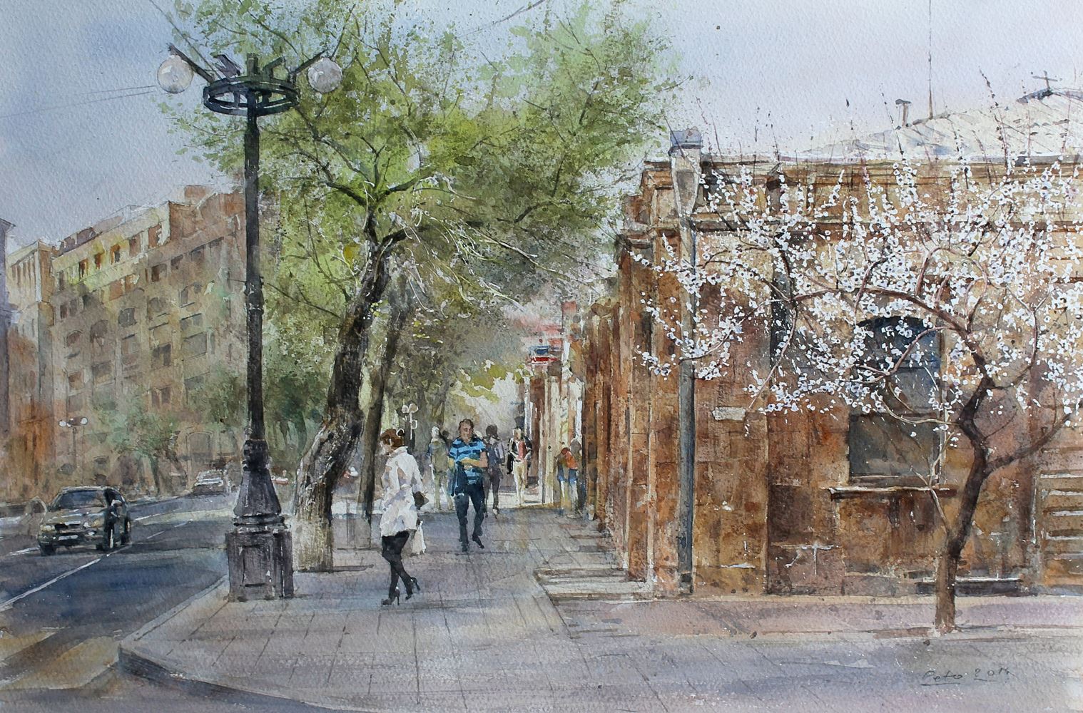 Watercolor by Peto Poghosyan